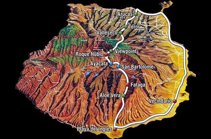 Mapa de la isla Gran Canaria: explora sus secretos y paisajes ocultos
